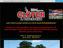Tablet Screenshot of clutchproducts.com